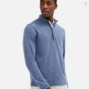 Rhone Commuter 1/4 Zip Shirt L Blue